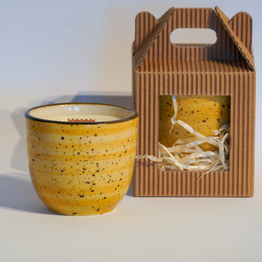 Candle in mug "Sun"